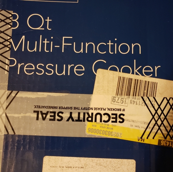 🥘INSIGNIA 8QT PRESSURE COOKER